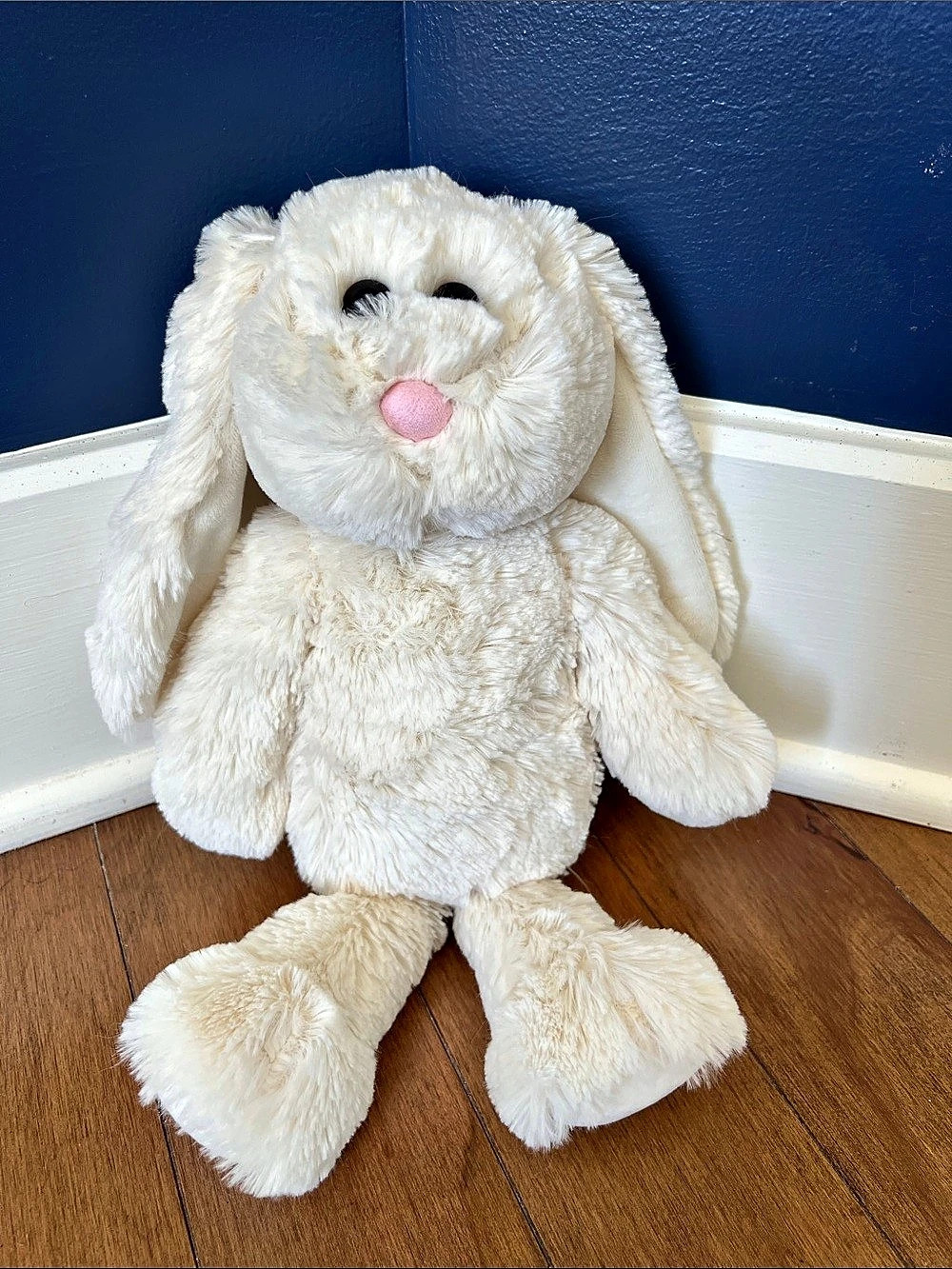 TY Pearl Bunny Plush White 2017 Attic Treasures Collection 12 inches